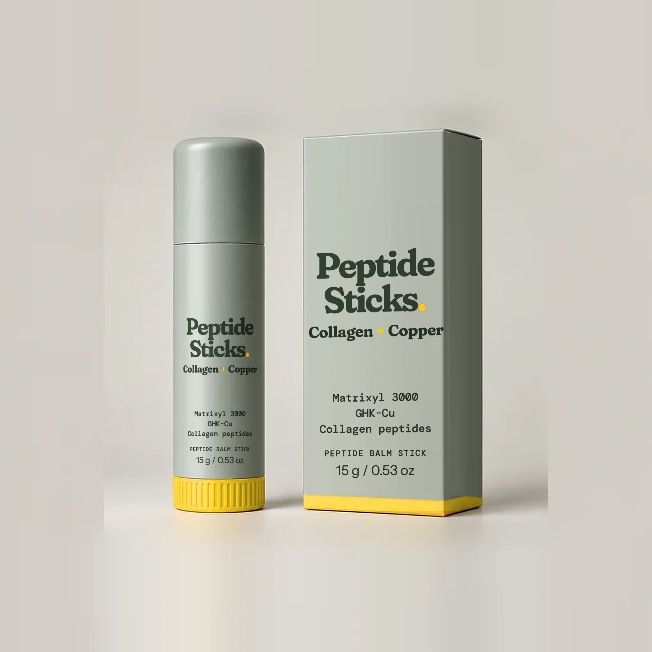 Collagen + Copper Stick and its carton