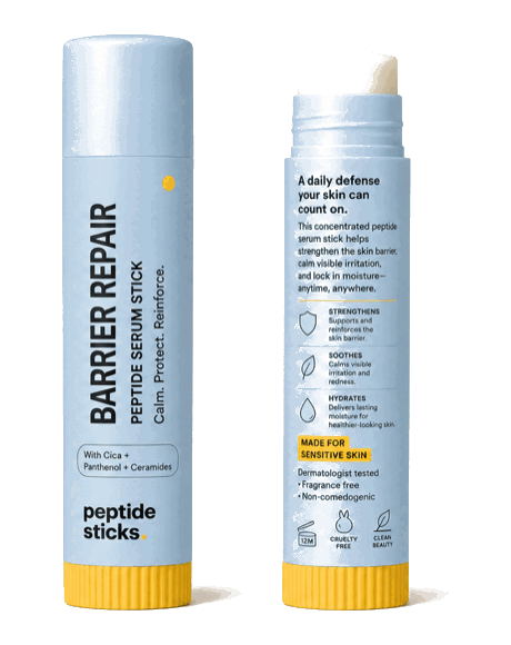 Barrier Repair Peptide Balm Stick front label