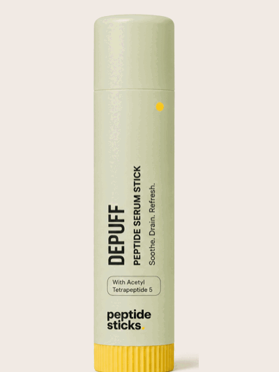 Depuff Peptide Eye Stick front label