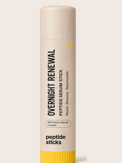Overnight Renewal Peptide Stick front label